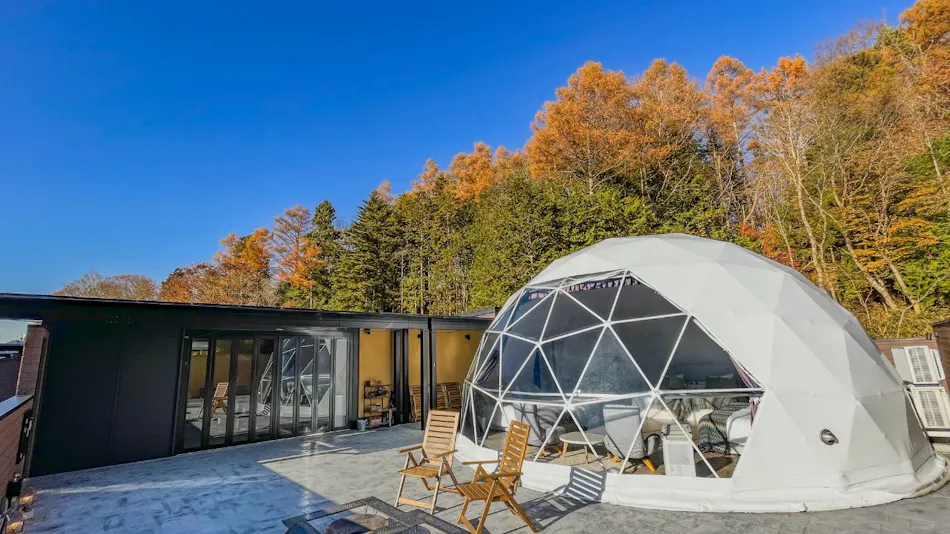 Panoramic Mt. Fuji Views from All Rooms – VISION GLAMPING Resort & Spa YAMANAKAKO