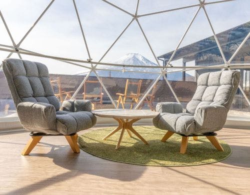 お部屋は全棟富士山ビュー