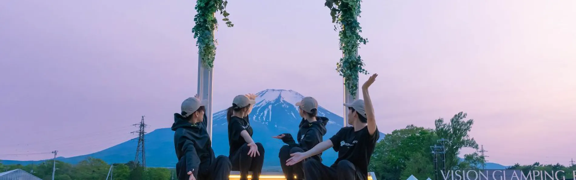 全室富士山ビュー ビジョングランピングリゾート山中湖