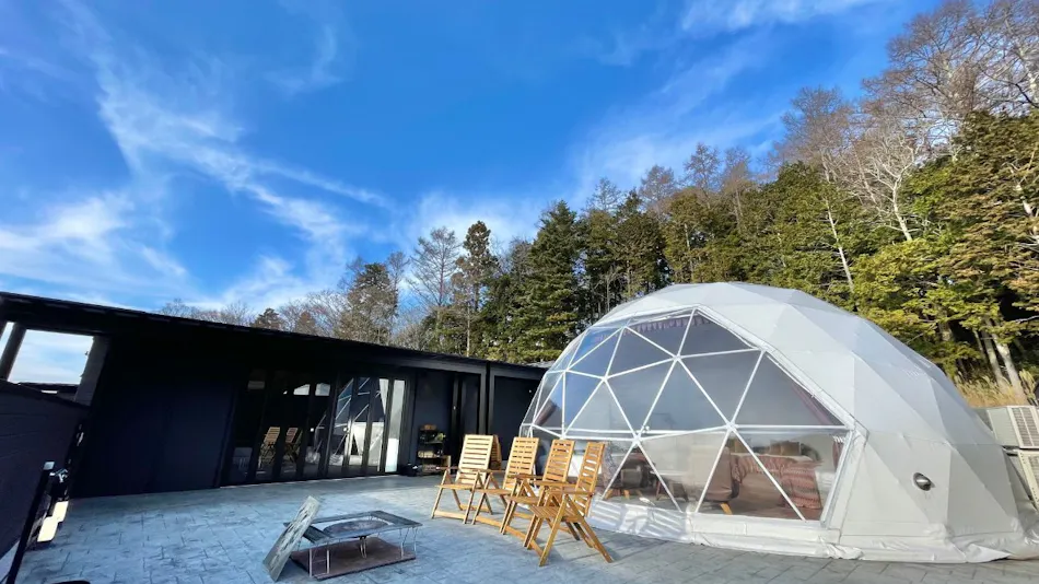 Panoramic Mt. Fuji Views from All Rooms – VISION GLAMPING Resort & Spa YAMANAKAKO