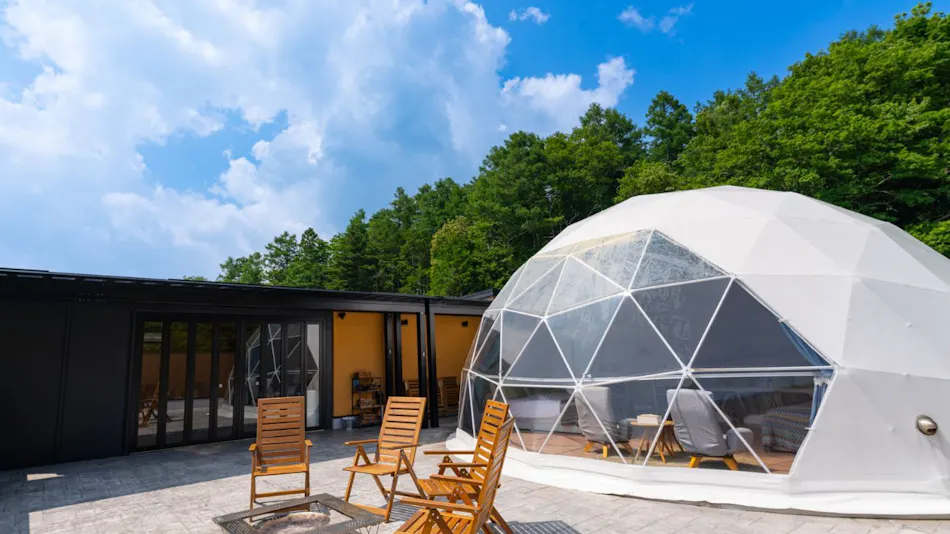 Panoramic Mt. Fuji Views from All Rooms – VISION GLAMPING Resort & Spa YAMANAKAKO