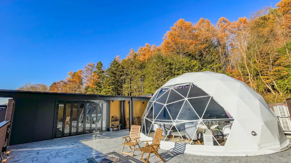 Panoramic Mt. Fuji Views from All Rooms – VISION GLAMPING Resort & Spa YAMANAKAKO