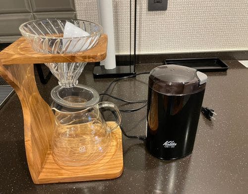 コーヒーメーカーとコーヒーミル