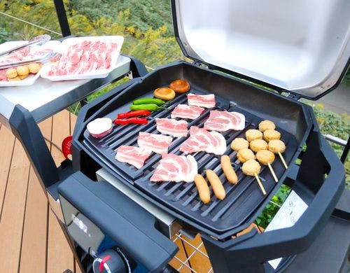 BBQ器具も貸出しています