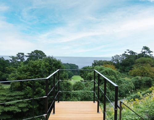 バルコニーからの展望