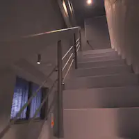 2Fから3Fへの階段