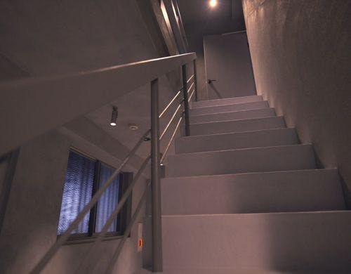 2Fから3Fへの階段