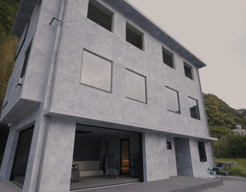 波空の外観です。