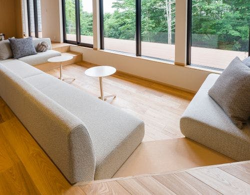 心地よい風が広がるファイヤーピット