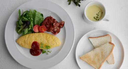【朝食付】和と洋から選べる朝食 シェフがあなただけに目の前で作る手作り料理をご堪能下さい