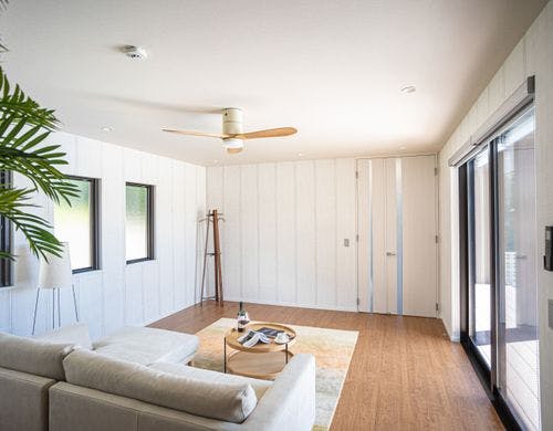 開放感のある１階のお部屋です。