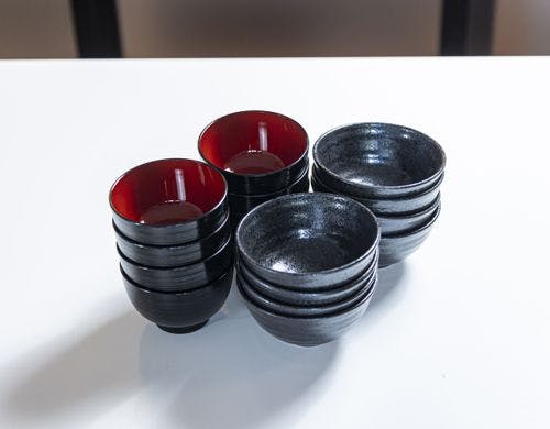 お椀もご用意しております。