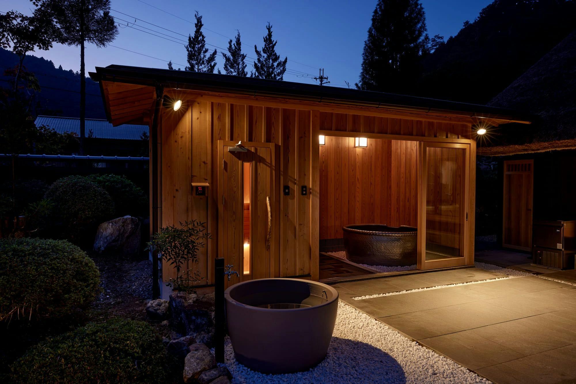 えにし美山 プライベートサウナ