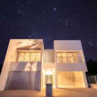 満点の星空に包まれるプライベートヴィラ