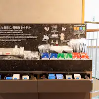 住宿所需的設施位於二樓大廳!