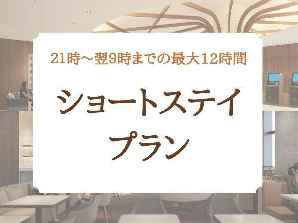 21時から最大12時間滞在【素泊まり】翌日9時チェックアウト