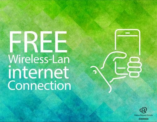 全館Wi-Fi&有線LANダブル接続