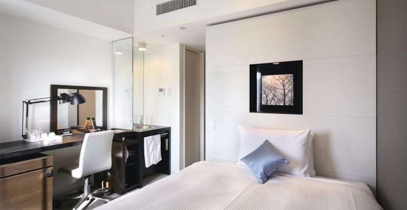 喫煙シングルルーム チェックイン13 00 チェックアウト12 00 最大23時間ステイ 素泊り プラン ホテルビスタ札幌 大通 一休 Comビジネス