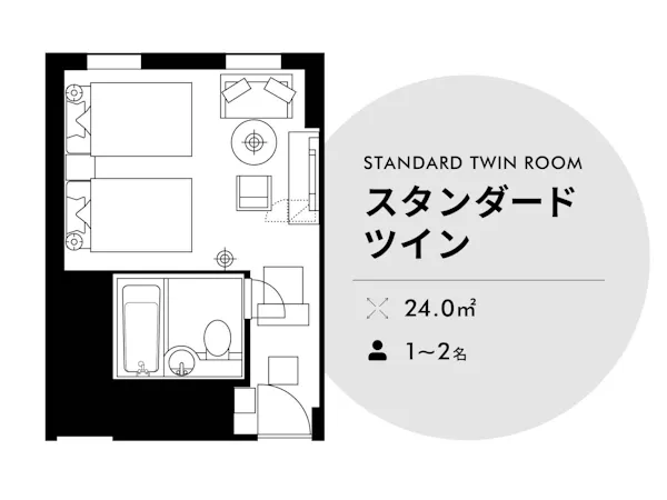 スタンダードツインルーム