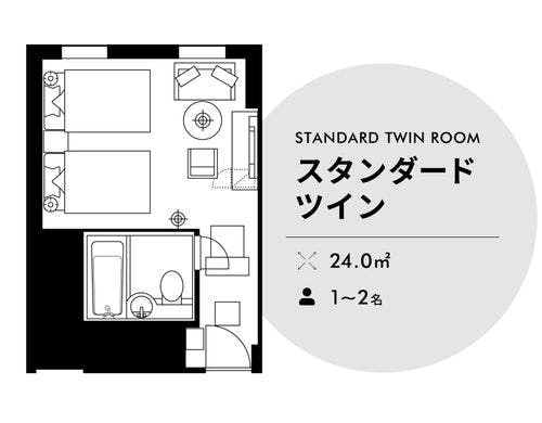 スタンダードツインルーム