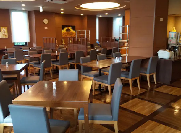 朝食会場