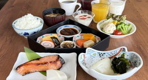 【朝食付プラン】 選べる和・洋定食・サウナ付き大浴場あり