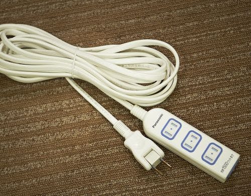 延長コード(客室備品)