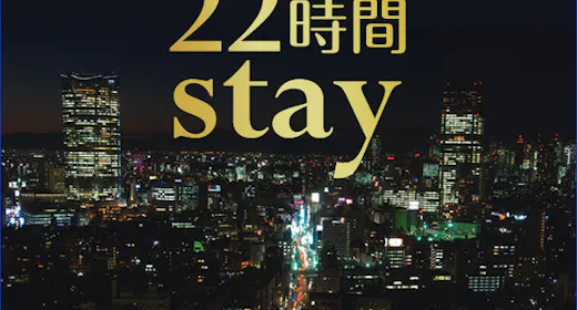 【ロングステイ・素泊り】15時イン~13時アウトの22時間ステイプラン