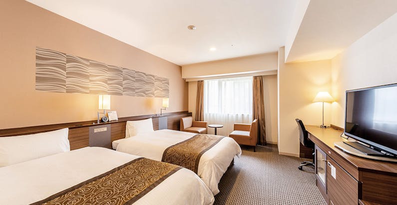 スーペリアツインルーム 禁煙 素泊りプランプラン ベッセルイン札幌中島公園 一休 Comビジネス