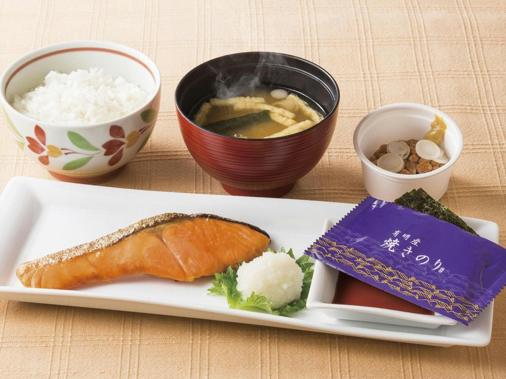 朝食付プランメニュー（和食イメージ）