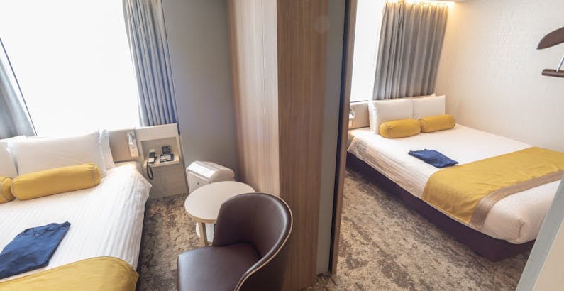 コネクティングルーム ダブル ダブル 禁煙 素泊り ファミリールームプラン 最寄り駅 北新地駅徒歩5分 淀屋橋駅徒歩6分 プラン ライズホテル大阪北新地 一休 Comビジネス