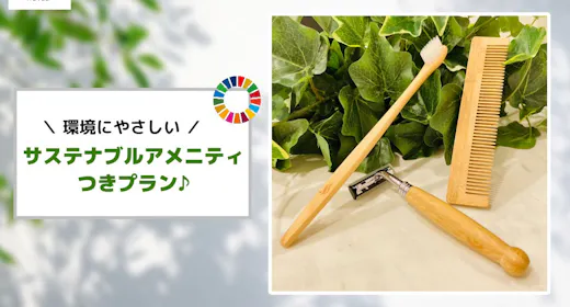 【SDGs応援プラン】竹製アメニティ付き(素泊まり)
