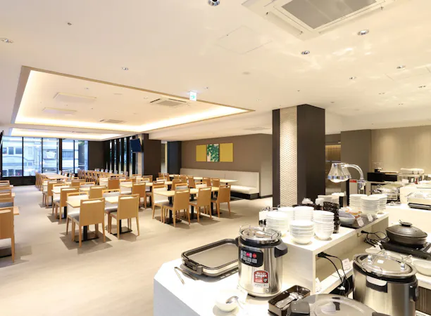 朝食会場
