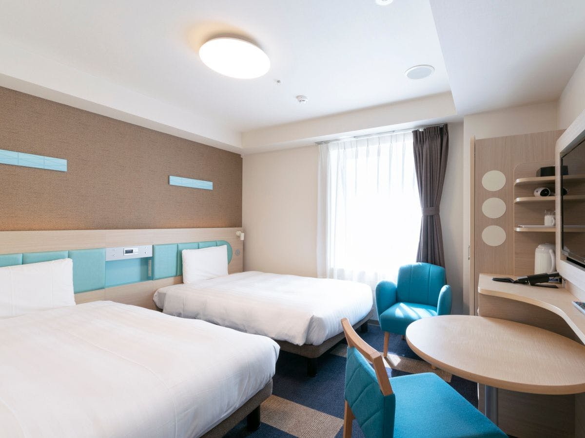 【ทวินสแตนดาร์ด】(ปลอดบุหรี่) ตัวอย่างห้องพัก