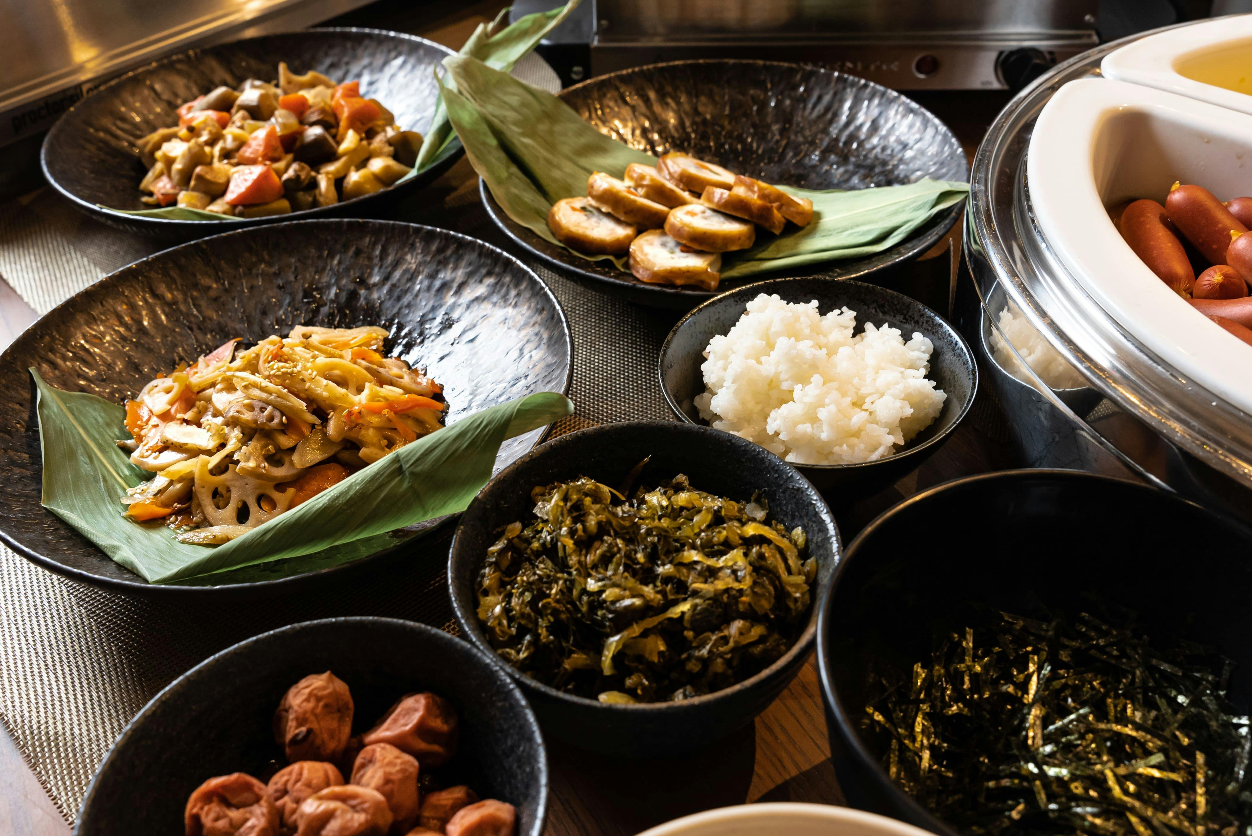 朝食ビュッフェ