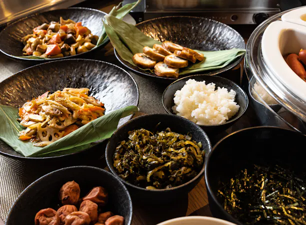 朝食ビュッフェ