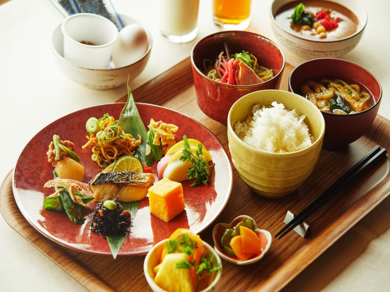 บุฟเฟ่ต์อาหารเช้า (ภาพ)