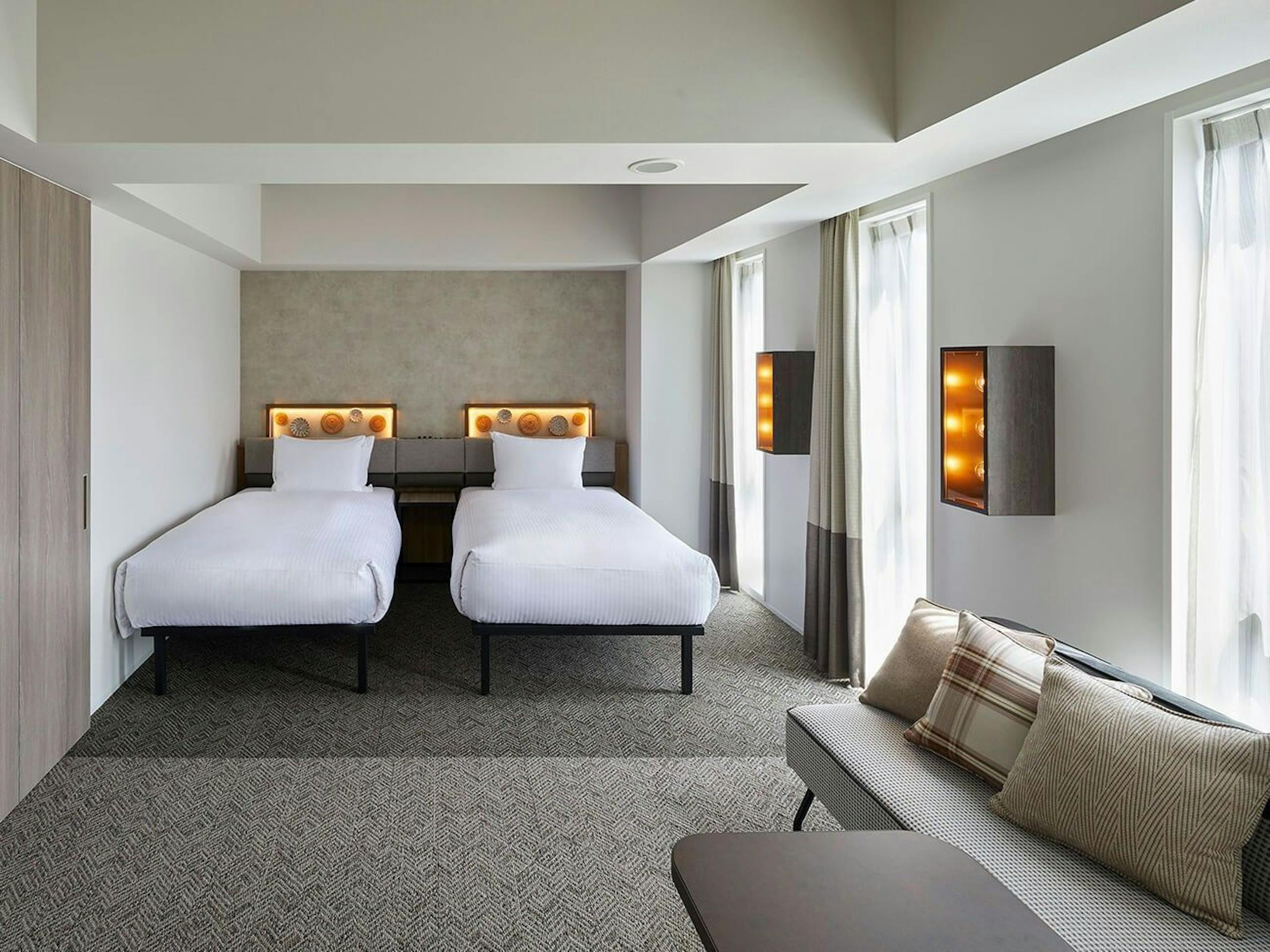 【すすきのグランベルホテル】ユニバーサルツイン(定員2名・35平米)