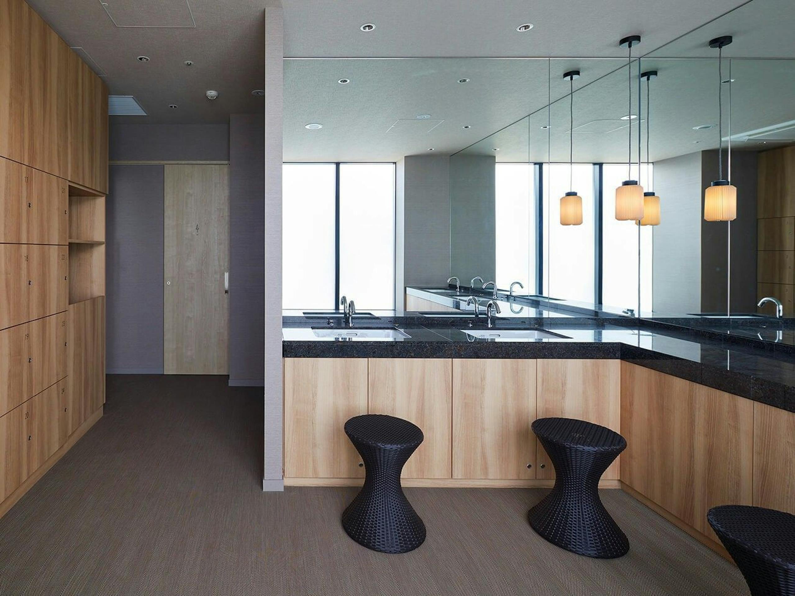 【すすきのグランベルホテル】大浴場のロッカールーム