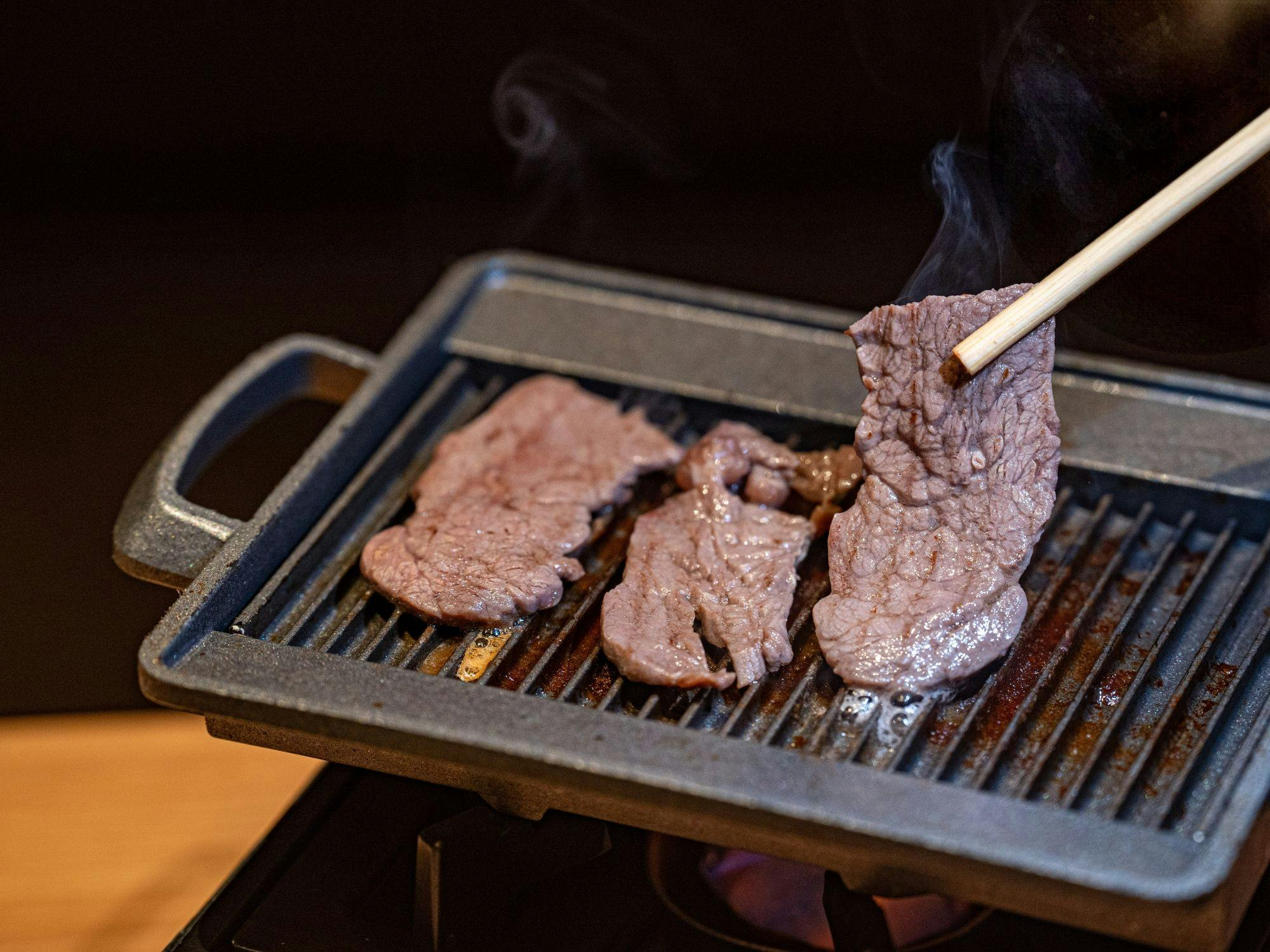 牛サガリ鉄板焼き御膳