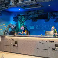 チェックインカウンター