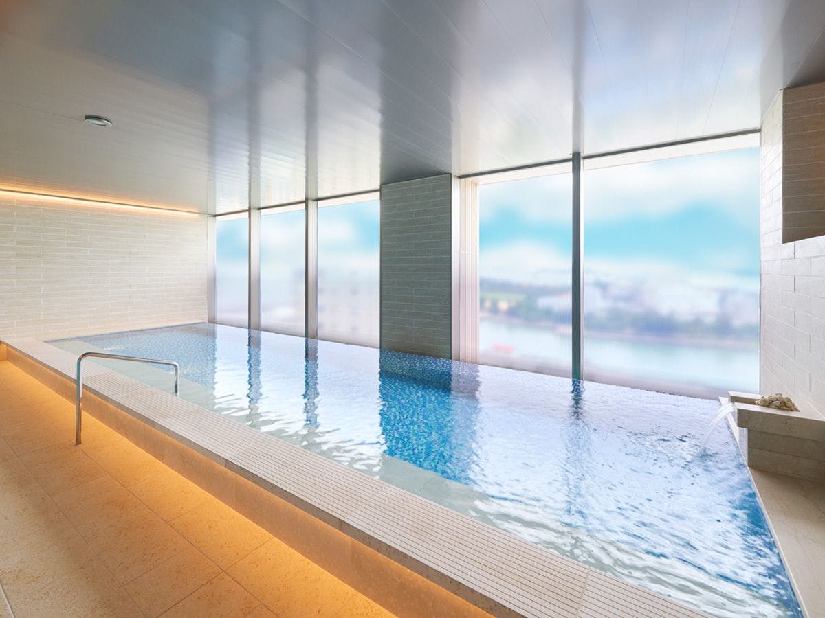 호텔 최상층에는 숙박객 전용 대욕장이 준비되어 있습니다.