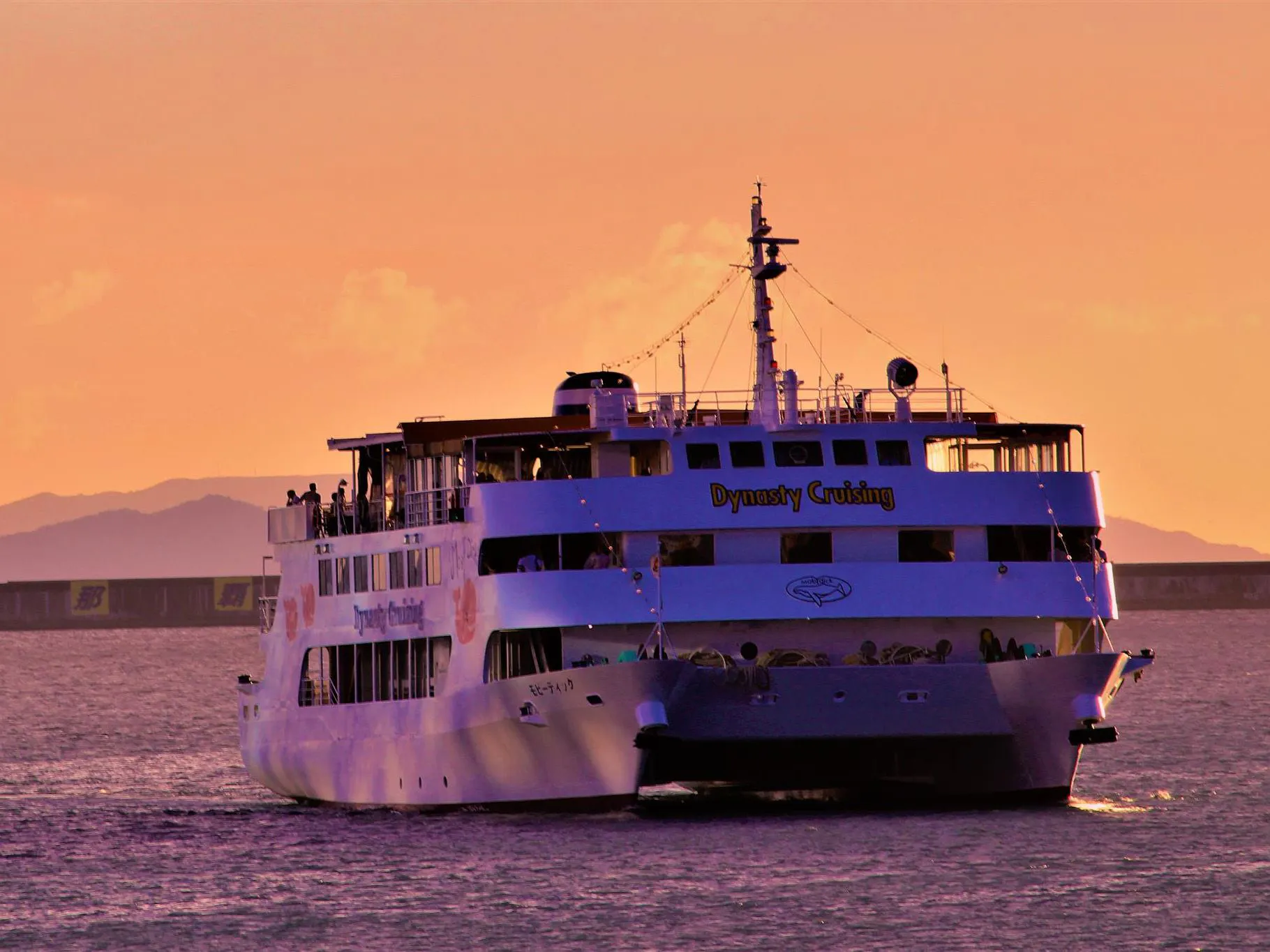 沖縄最大級の大型客船「モビーディック号」