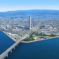 関空より1駅、りんくうタウン駅直結。