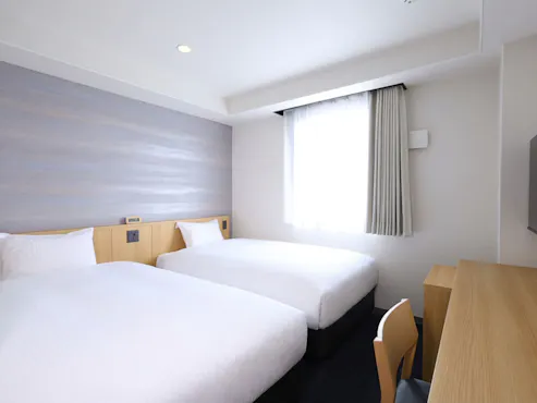 <禁煙>ツイン【17平米/ベッド幅120cm】