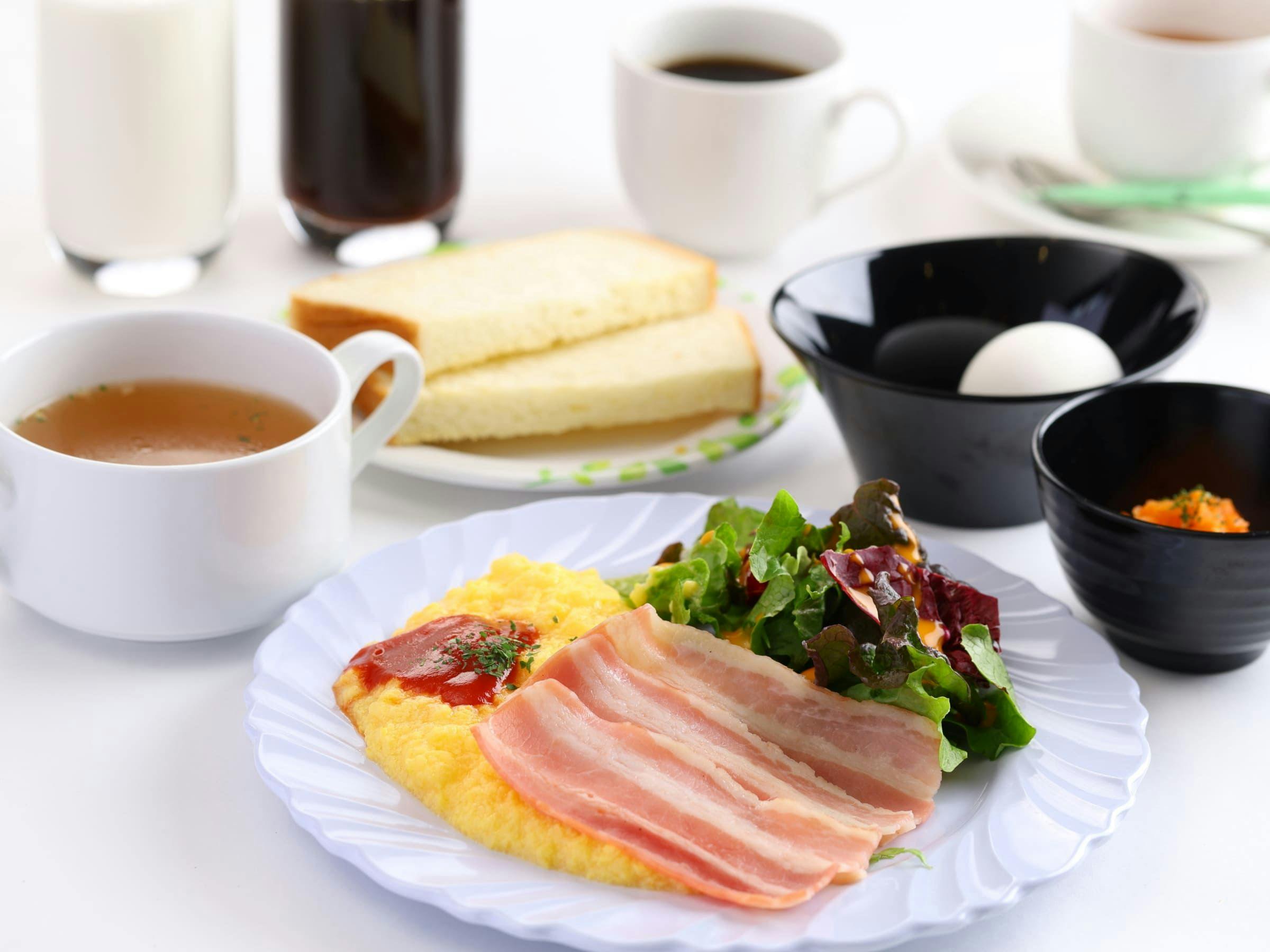 レストラン　日替り朝食（定食スタイル）