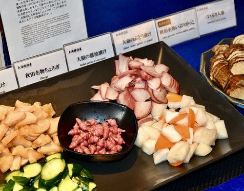 朝食 副菜 セルフサービス（イメージ）