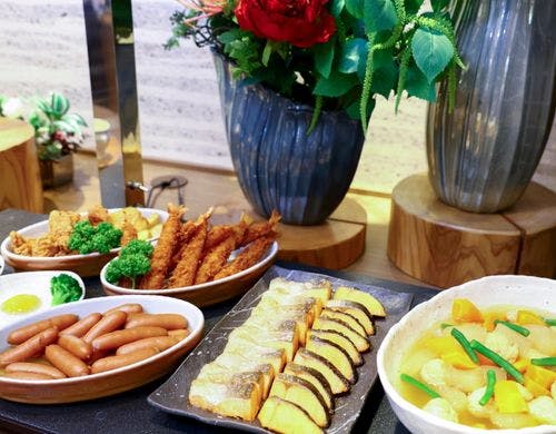 朝食バイキング