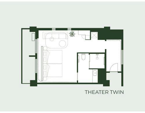Theater Twin 平面図