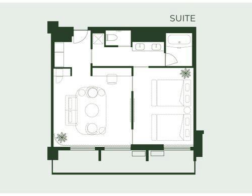 Suite 平面図